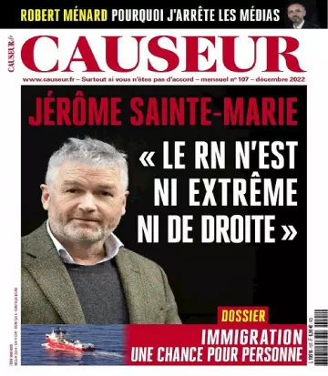 Causeur N°107 – Décembre 2022