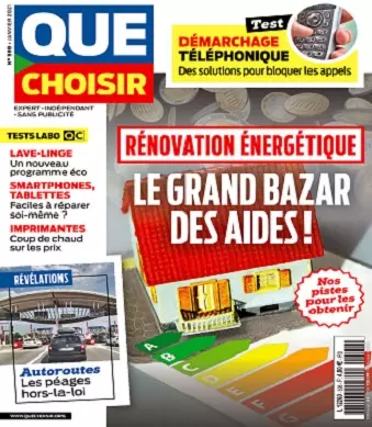 Que Choisir N°598 – Janvier 2021