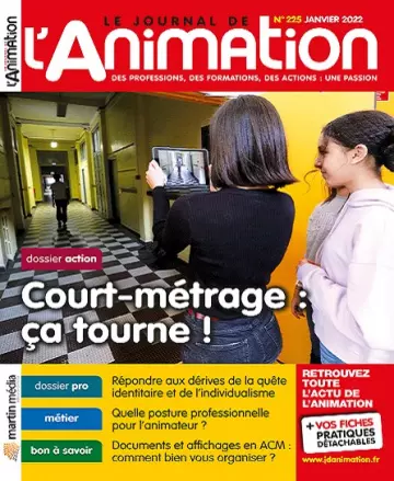 Le Journal De L’Animation N°225 – Janvier 2022