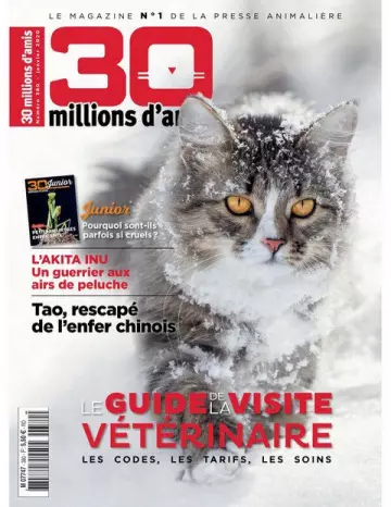 30 Millions d’Amis N°380 - Janvier 2020