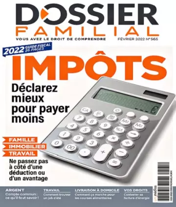 Dossier Familial N°565 – Février 2022