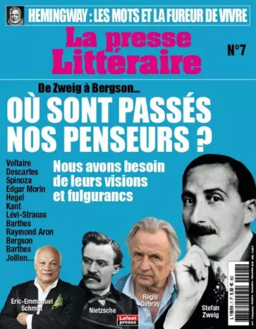 La presse Littéraire - Octobre-Décembre 2019