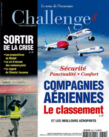 Challenges N°602 Du 21 au 27 Mars 2019