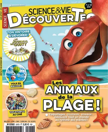 Science et Vie Découvertes N°247 – Juillet 2019