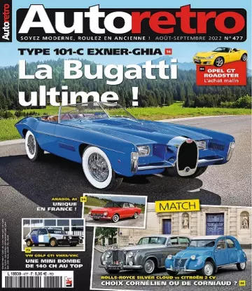 Autoretro N°477 – Août-Septembre 2022