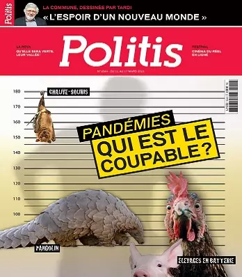 Politis N°1644 Du 11 au 17 Mars 2021