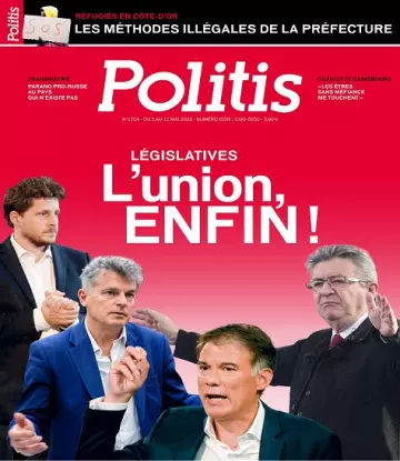 Politis N°1704 Du 5 au 11 Mai 2022