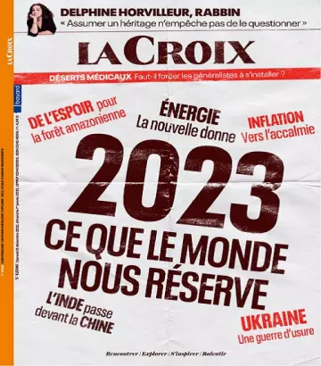 La Croix L’Hebdo Du 31 Décembre 2022