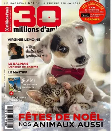 30 Millions d’Amis N°402 – Décembre 2021