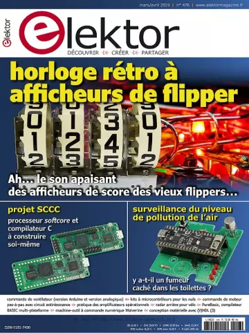 Elektor N°476 – Mars-Avril 2019