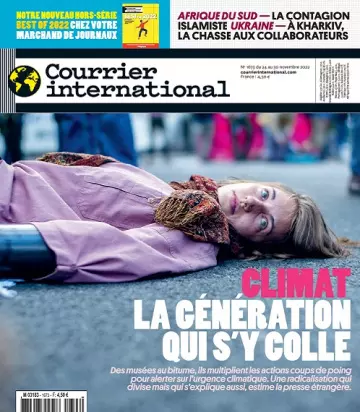 Courrier International N°1673 Du 24 Novembre 2022