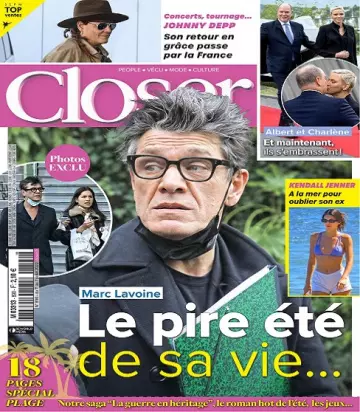 Closer N°890 Du 1er Juillet 2022