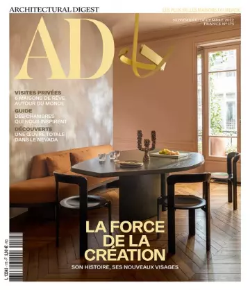 AD Architectural Digest N°175 – Novembre-Décembre 2022